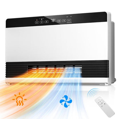 2-in-1 Thermostatic Heater, 3 Heat Modes+1 Cool Mode
